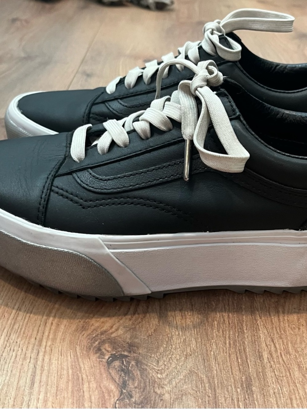 Vans Black Old Skool Stacked Sneakers